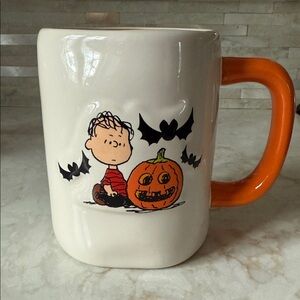 Rae Dunn Peanuts “Welcome Great Pumpkin” Mug